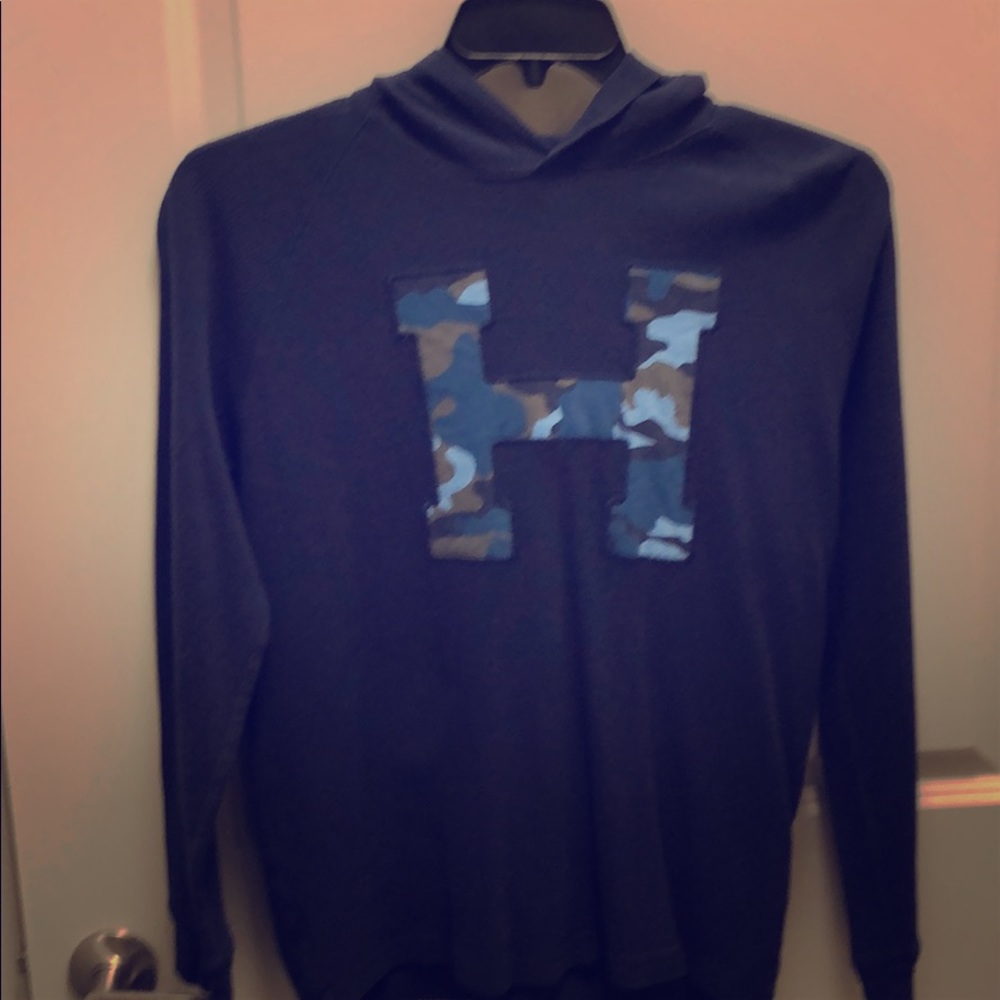 Boys Tommy Hilfiger Blue Camo Thermal - Sz L 16/18